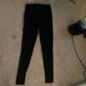 american eagle black skinny jeggings